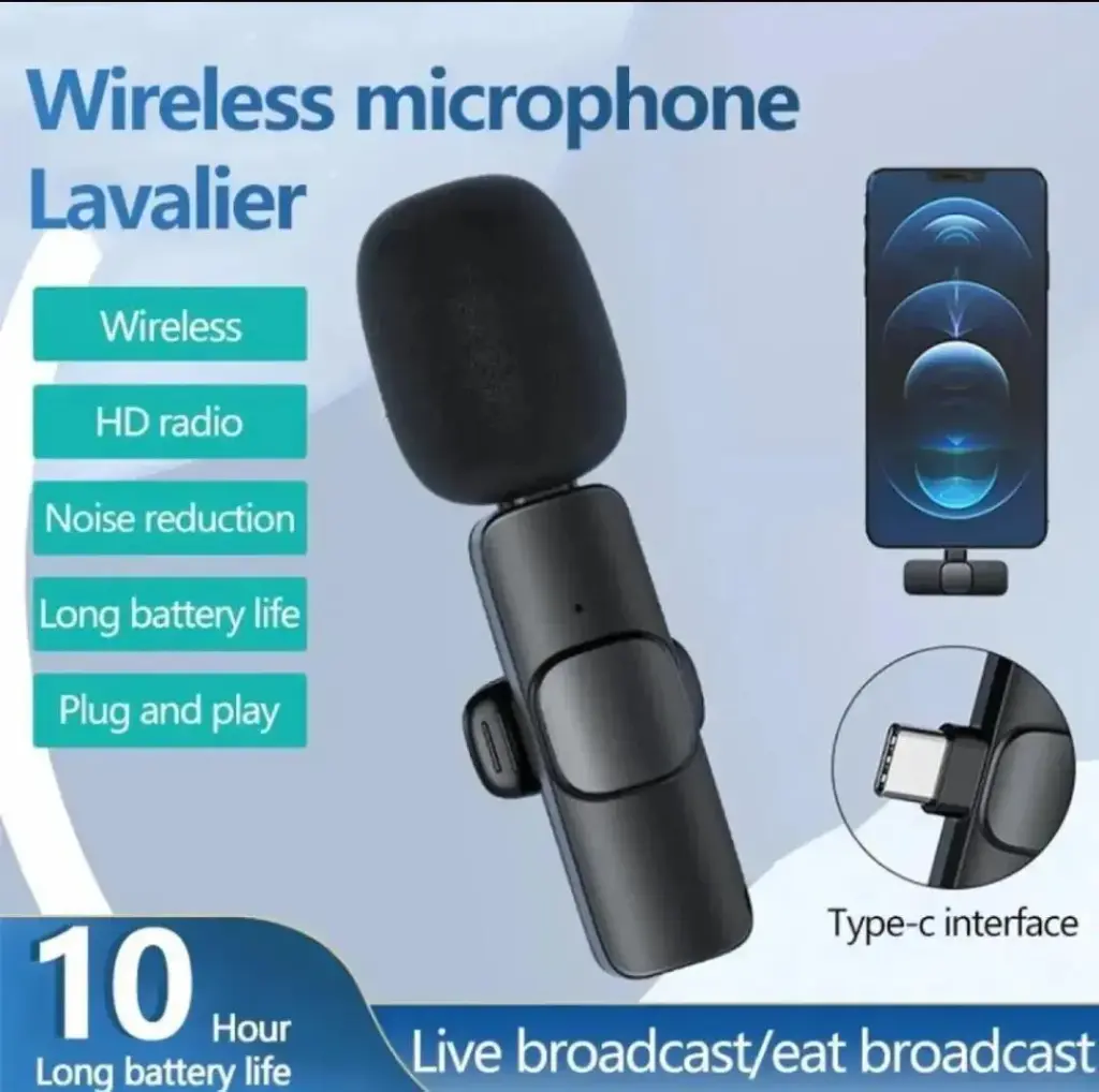 Premium Black Microphone for Home & Live Streaming Use